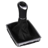 Mercedes C-Clase W204 C204 S204 GLK X204 pomo de la palanca de cambios Alcantara cuero funda