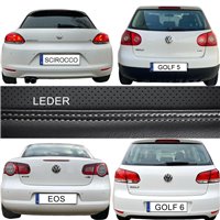 VW560027-Pomo palanca de cambios con funda-VW Golf V-VW Golf VI-EOS