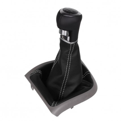 ict shift knob with grey stitching Fiat Ducato Peugeot Boxer Citroen Jumper