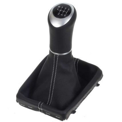 ict pomo de la palanca de cambios con costuras grises Mazda CX5 Typ KH GE KF