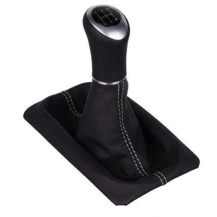 ict manopla de câmbio com costura preta Ford Mustang 5 V Shelby GT500 V6 GT GT-H