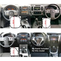 vista inferior del marco de la funda Nissan Navara Pathfinder R51 Thai FL D231