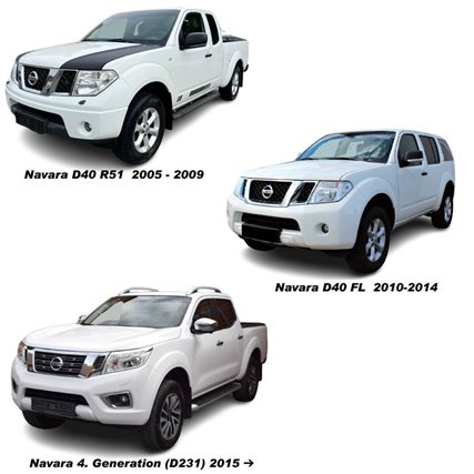 Nissan Navara Pathfinder R51 Thai FL D231 araba resmi