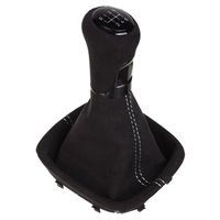 ict pomello del cambio con cuciture grigie VW Golf 5 Golf 6 Eos Scirocco 3 MK5 MK6