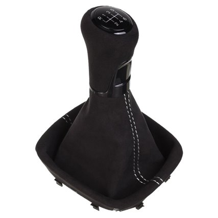 ict Schaltknauf mit graue Naht VW Golf 5 Golf 6 Eos Scirocco 3 MK5 MK6