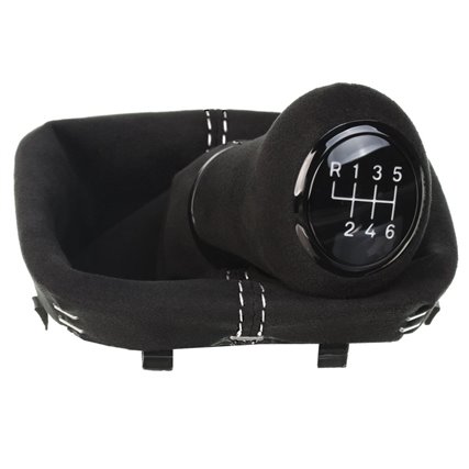 ict pommeau de vitesse avec coutures rouges VW Golf 5 Golf 6 Eos Scirocco 3 MK5 MK6