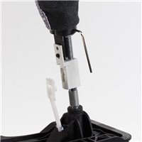 VW Bus T6.1 MAN TGE Transporter Multivan California vista inferior de la funda de la palanca de cambios con cable