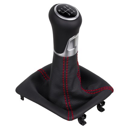 ict manopla de câmbio com costura vermelha Porsche Boxster Cayman Typ 718 981 982 Spyder