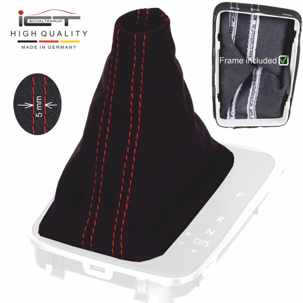 VW Golf 7 DSG de vitesse cuir et soufflet avec cadre de montage