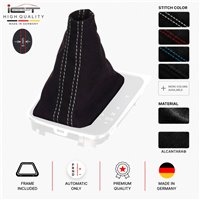 VW Golf 7 2012-2019 DSG Automatique de vitesse cuir et soufflet avec cadre de montage