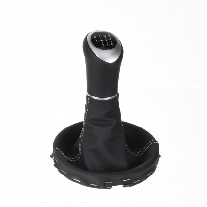 VW Bus T5 Schaltknauf Schaltsack leder schaltmanschette mit rahmen