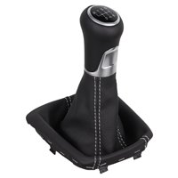 Skoda Karoq Schaltknauf Schaltsack Alcantara leder schaltmanschette