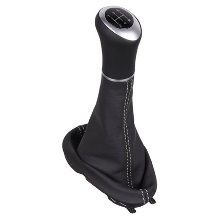 Dacia Sandero Stepway 1 BS2 B8 Logan MCV shift gear knob boot gaiter leather mounting frame