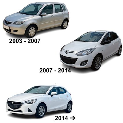 Vites Topuzu Mazda Mazda 2 Deri körük