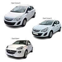 Opel Corsa D E Adam manopla de câmbio Alcantara couro coifa