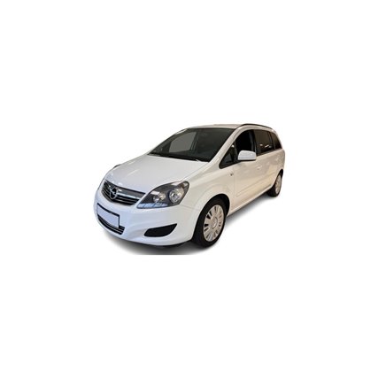 Cuffia Cambio In Vera Pelle Per Opel Zafira A (1999-2005) - Colore Nero Blu, Leva Manuale, Fatta A Mano EU