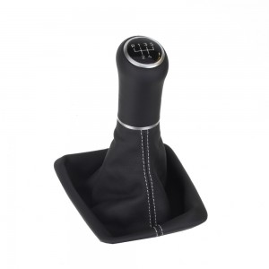 Seat Leon 3 Typ 5F pomo de la palanca de cambios Alcantara cuero funda