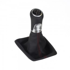 ict manopla de câmbio com costura preta Seat Leon 3 Typ 5F