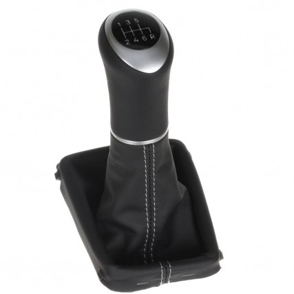 Volvo XC60 pomo de la palanca de cambios de cuero funda marco de montaje