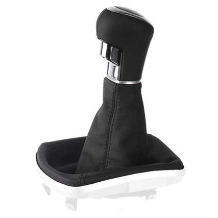 Fiat Punto Typ 199 Linea Schaltknauf Schaltsack leder schaltmanschette mit rahmen