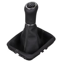 ict Schaltknauf mit graue Naht VW Touareg 7L