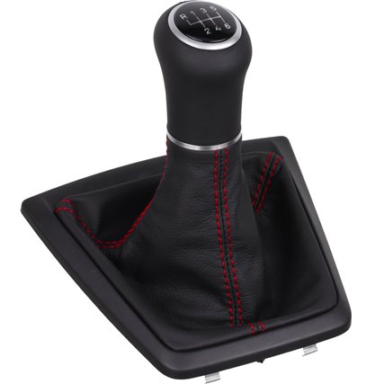 ict pomello del cambio con cuciture rosse BMW Z4 E85 Roadster E86 Coupe E89