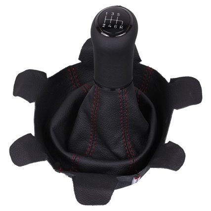 ict pomo de la palanca de cambios con costuras negras Honda Integra Acura RSX Type r s