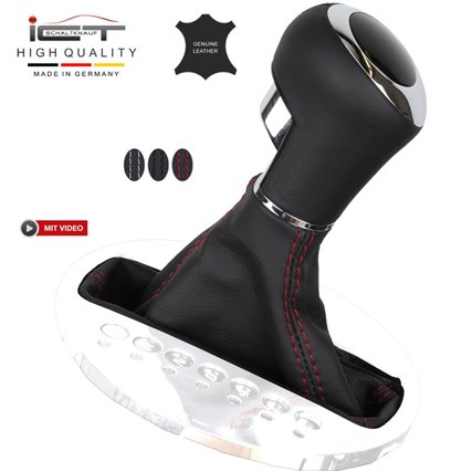 Saturn Sky Pontiac Solstice pomo de la palanca de cambios Alcantara cuero funda