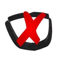 vista inferior del marco de la funda Peugeot 206