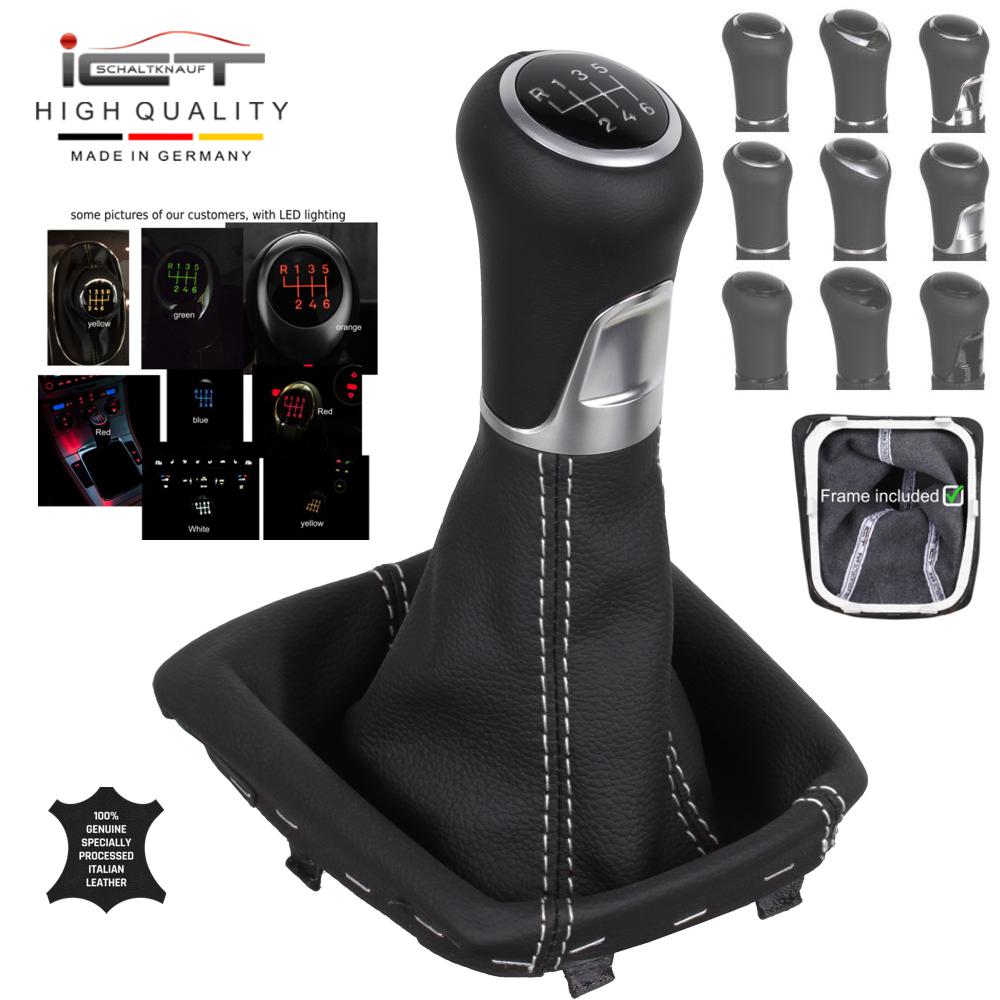 Skoda Kamiq Scala Schaltknauf Schaltsack Alcantara leder schaltmanschette