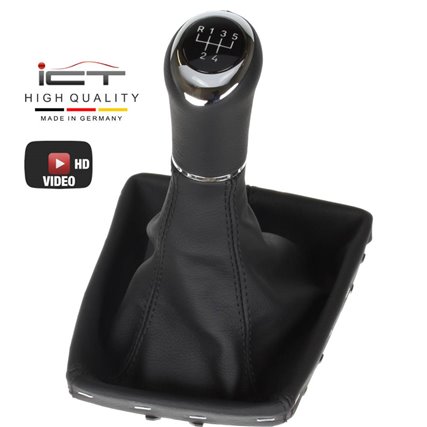 ict shift knob with black stitching Opel Vauxhall Astra H GTC TwinTop OPC