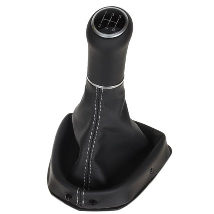 ict pomo de la palanca de cambios con costuras grises Peugeot 206 ict pomo de la palanca de cambios con costuras grises Peugeot 206