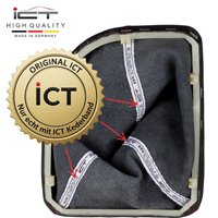 Para Peugeot Partner Tepee 2. Geração (2008-2018) Pomo de cambio com coifa couro 5-6-marchas Iluminado por LED