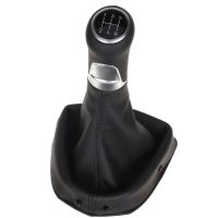 Citroen C2 pomo de la palanca de cambios Alcantara cuero funda