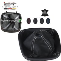 Ford Transit MK7 (2006–2014) pomo de la palanca de cambios de cuero funda marco de montaje