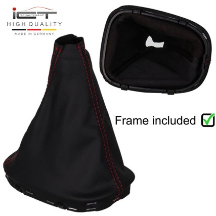 Mercedes C-Klasse W203 (2000-2004) shift gear knob boot gaiter cover Alcantara leather