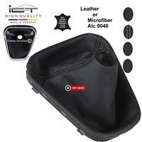 BMW Z3 Roadster M Coupe (1996 – 2003) pomo de la palanca de cambios de cuero funda marco de montaje
