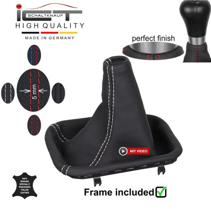 ict Schaltknauf mit graue Naht BMW E30 1983 – 1991