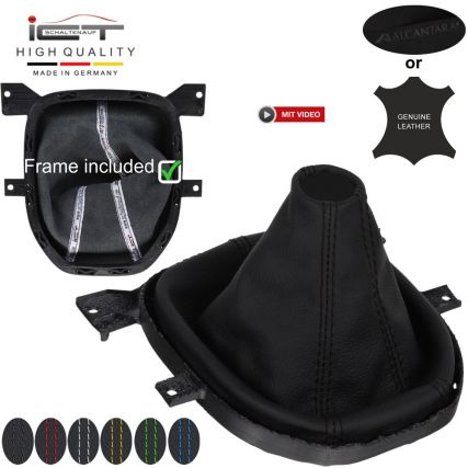 Holden Commodore HSV SS R8 SV6 Pontiac G8 GT (2008-2009) pomello del cambio pelle e cuffia con telaio di montaggio