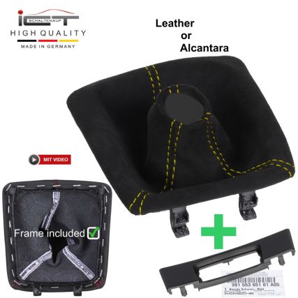 Porsche PDK Boxster Cayman Spyder Schaltknauf Schaltsack Alcantara leder schaltmanschette Porsche PDK Boxster Cayman Spyder Schaltknauf Schaltsack Alcantara leder schaltmanschette