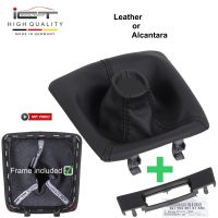 Porsche PDK Boxster Cayman Spyder 718 911 991 981 pomello del cambio pelle e cuffia con telaio di montaggio