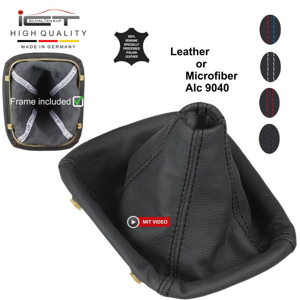 BMW E32 E34 1986 – 1996 pomo de la palanca de cambios Alcantara cuero funda