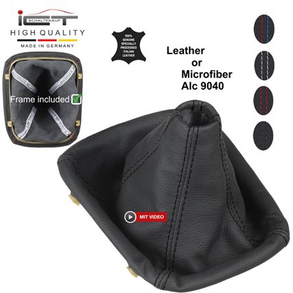 BMW E32 E34 1986 – 1996 pommeau de vitesse soufflet cuir Alcantara