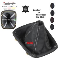 BMW E32 E34 1986 – 1996 Schaltknauf Schaltsack leder schaltmanschette mit rahmen