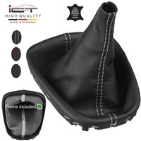 Citroen C1 Peugeot 107 Toyota Aygo (2005-2014) pommeau de vitesse cuir et soufflet avec cadre de montage