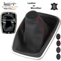 VW Golf 4 1J MK4 GTI Jetta 4 Bora R32 (1997-2005) Schaltknauf Schaltsack Alcantara leder schaltmanschette