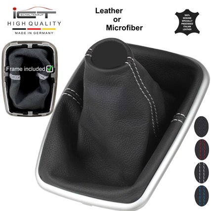VW Golf 4 1J MK4 GTI Jetta 4 Bora R32 (1997-2005) Schaltknauf Schaltsack leder schaltmanschette mit rahmen