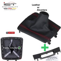 Porsche PDK GT3 Style Boxster Cayman Spyder 718 911 991 981 982 manopla de câmbio de couro coifa com moldura de montagem