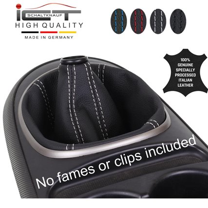 Honda Integra / Acura RSX (Type-R, Type-S) | 2002 – 2006 pomo de la palanca de cambios Alcantara cuero funda