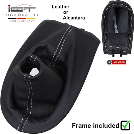 Porsche Boxster Typ 986 (1996 – 2004) shift gear knob boot gaiter cover Alcantara leather